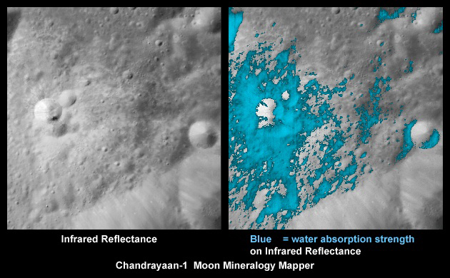 Chandrayaan1 Spacecraft Discovery Moon Water